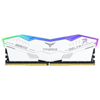 TeamGroup T-Force Delta RGB 16GB (16 x1) DDR5 6000MHz Desktop RAM (White)